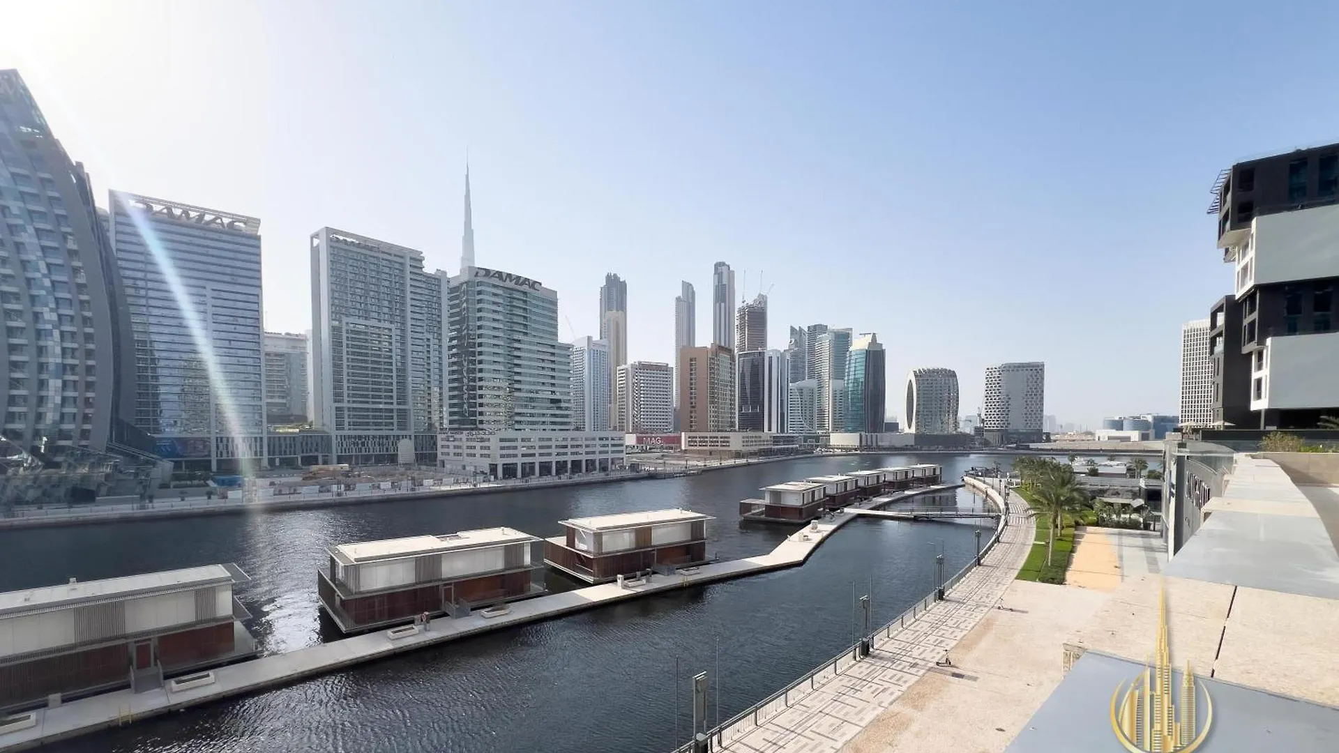 Hamilton Residence - Premium 1Br Best Canal View - Business Bay Dubai Appartamento