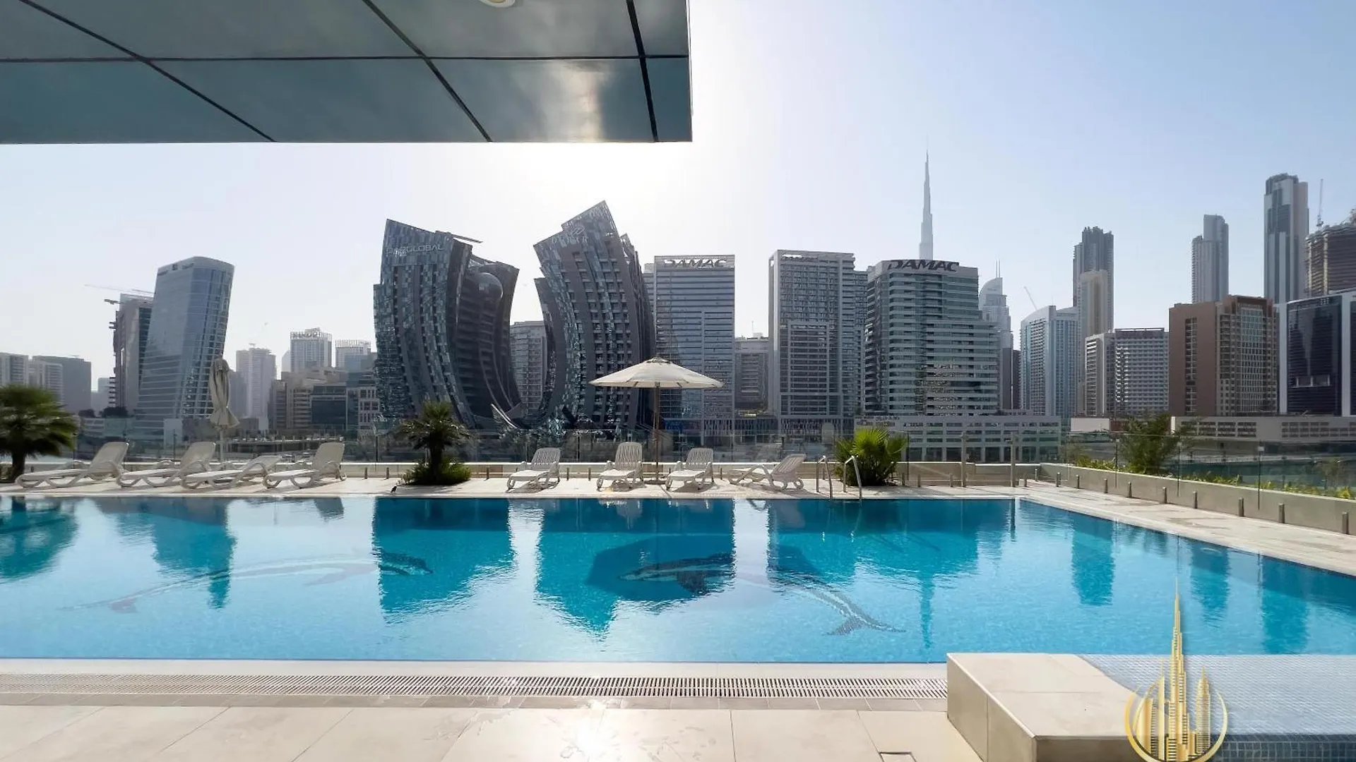 Hamilton Residence - Premium 1Br Best Canal View - Business Bay Dubai Appartamento